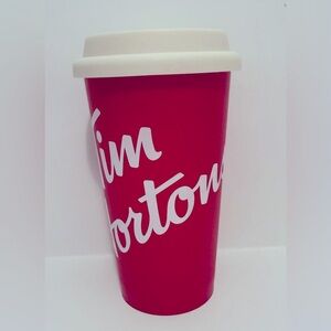 Tim Hortons Red Travel Mug